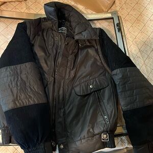 Black ski jacket